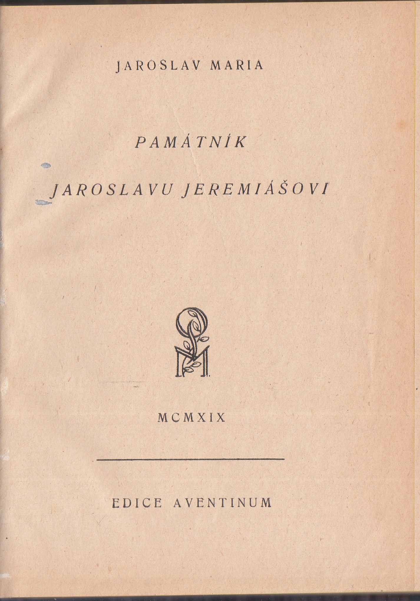 Památník Jaroslavu Jeremiášovi