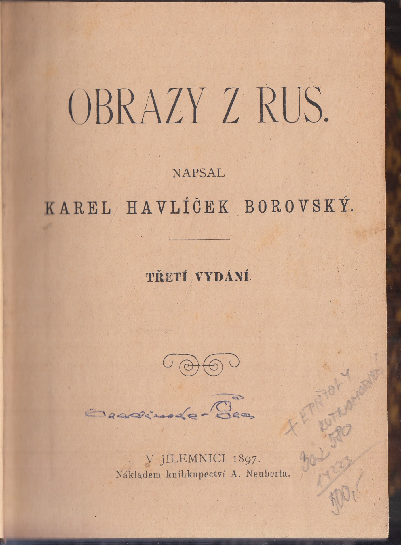 Obrazy z Rus + Epištoly Kutnohorské