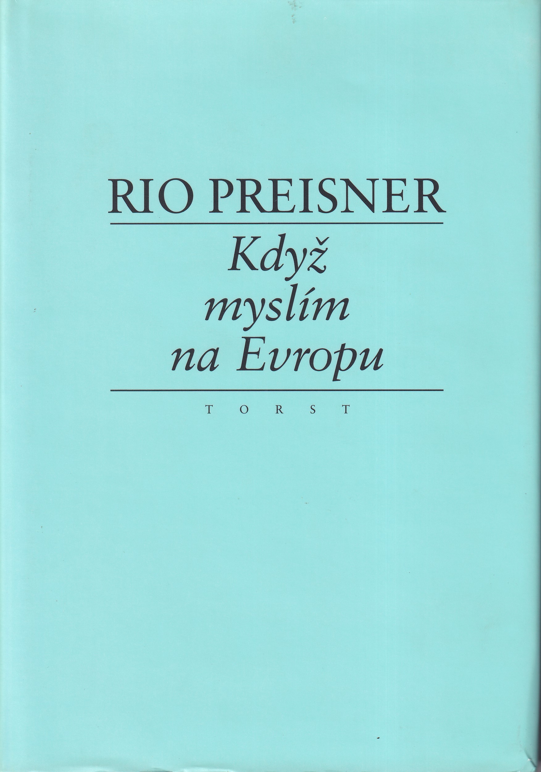 Když myslím na Evropu