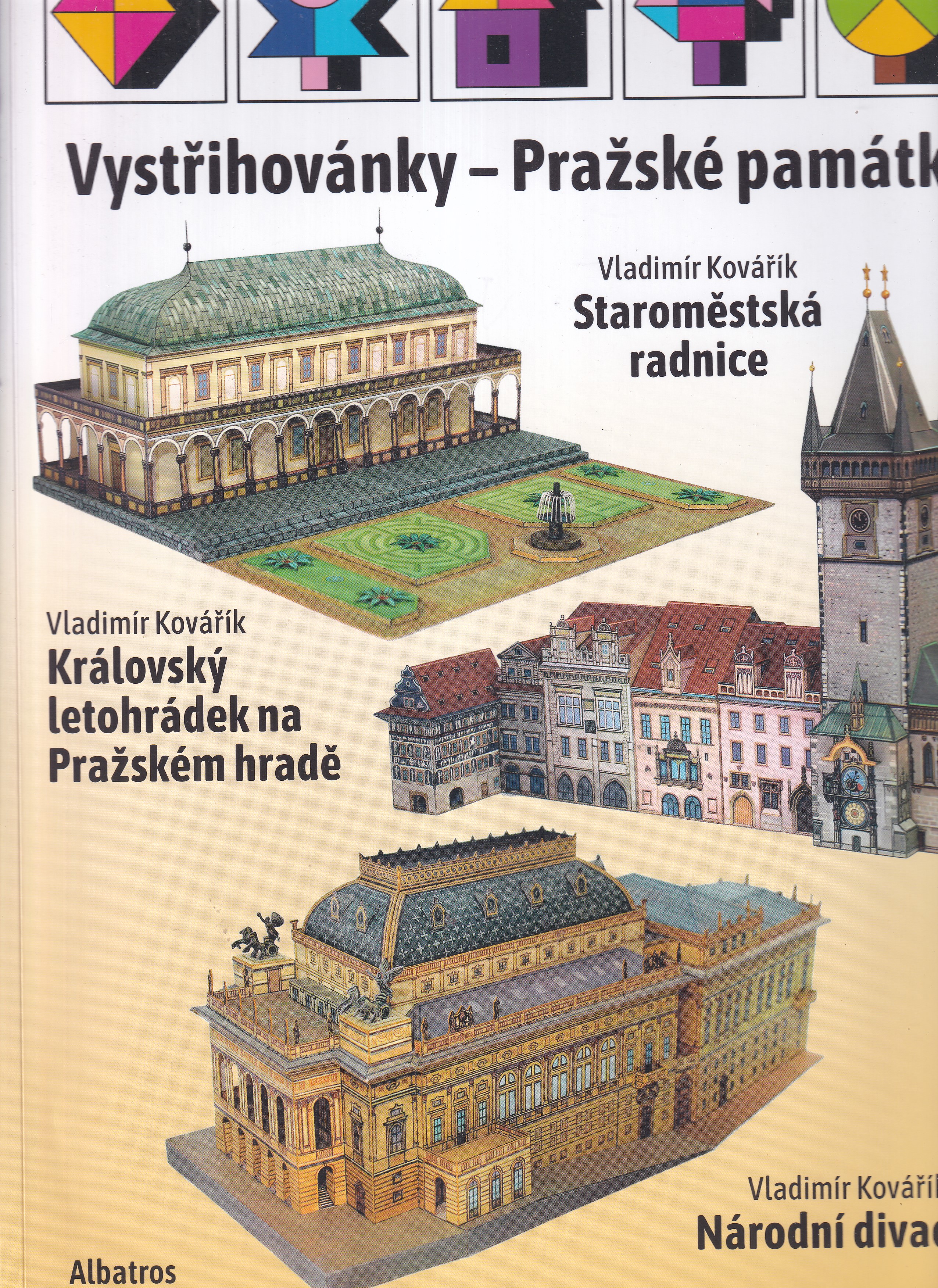 Plastické vystřihovánky - Pražské památky