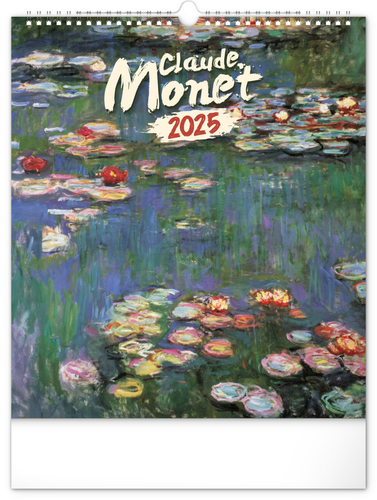 Claude Monet 2025 - nástěnný kalendář