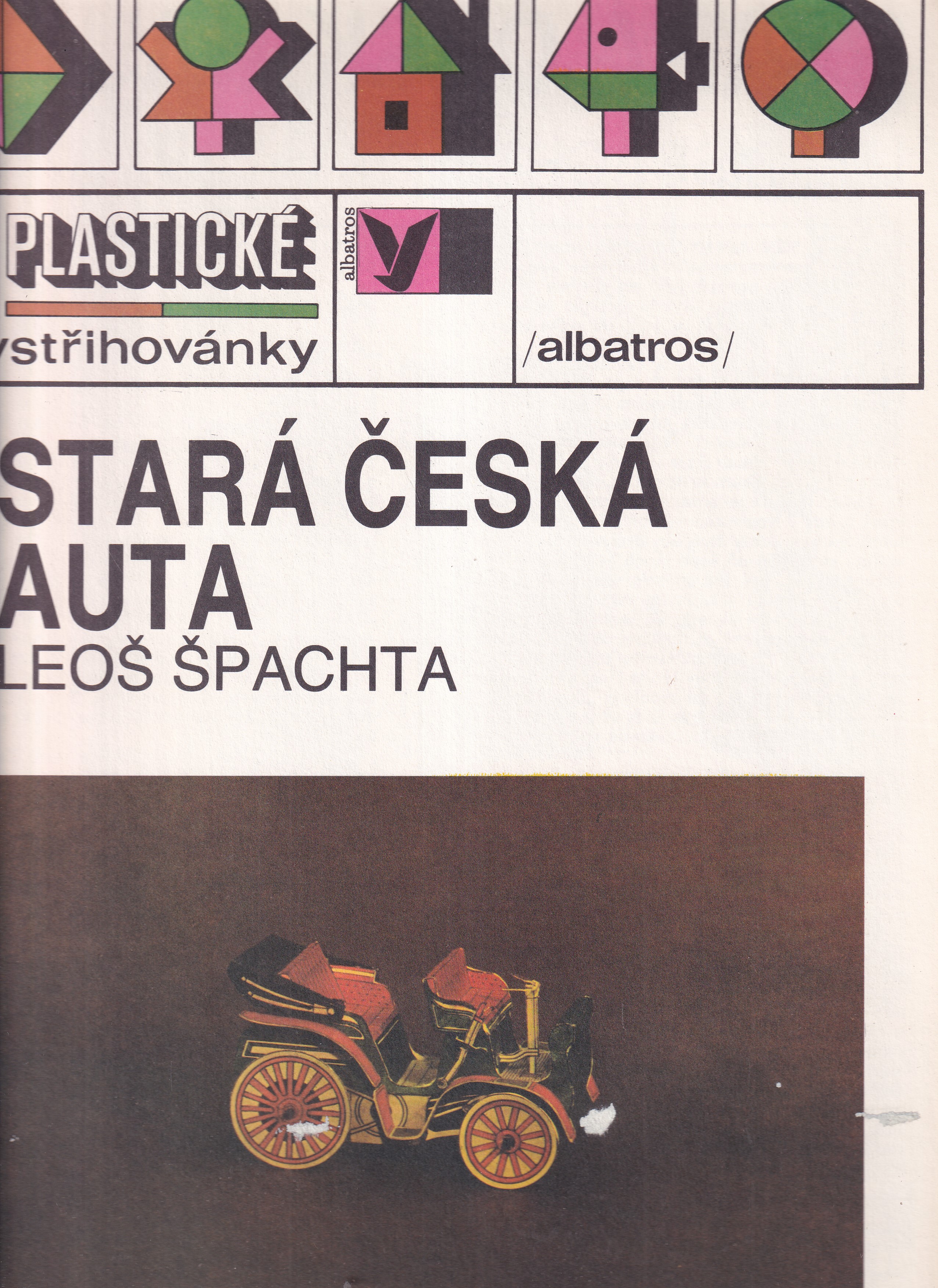 Plastické vystřihovánky - Stará česká auta