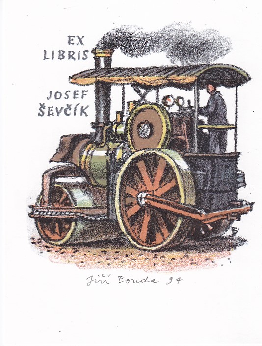 Jiří Bouda / Exlibris Josef Ševčík