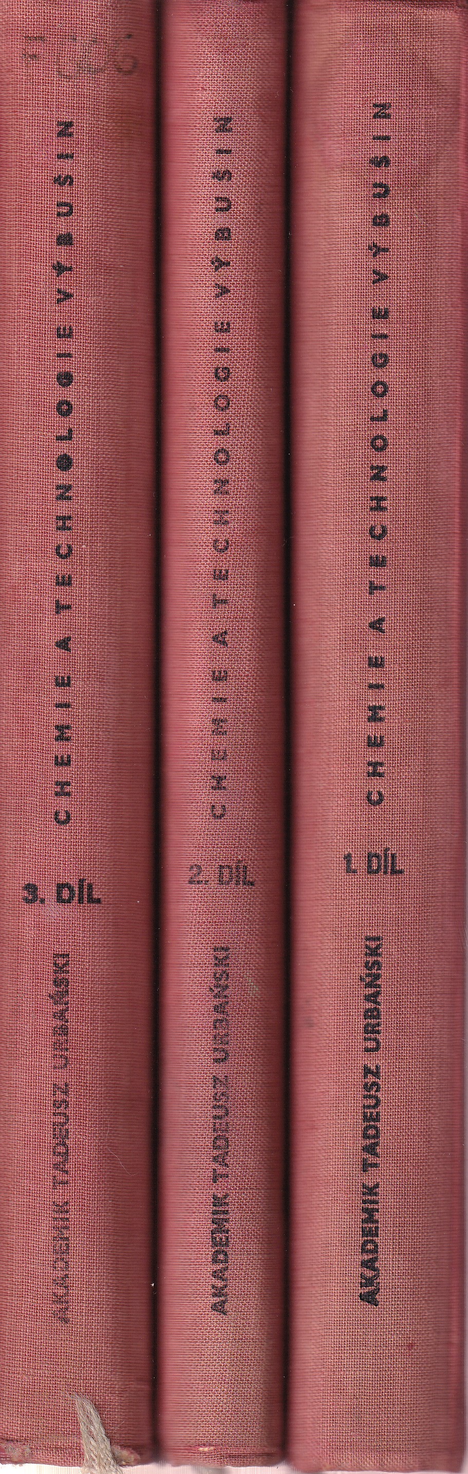 Chemie a technologie výbušnin I.,II.,III.