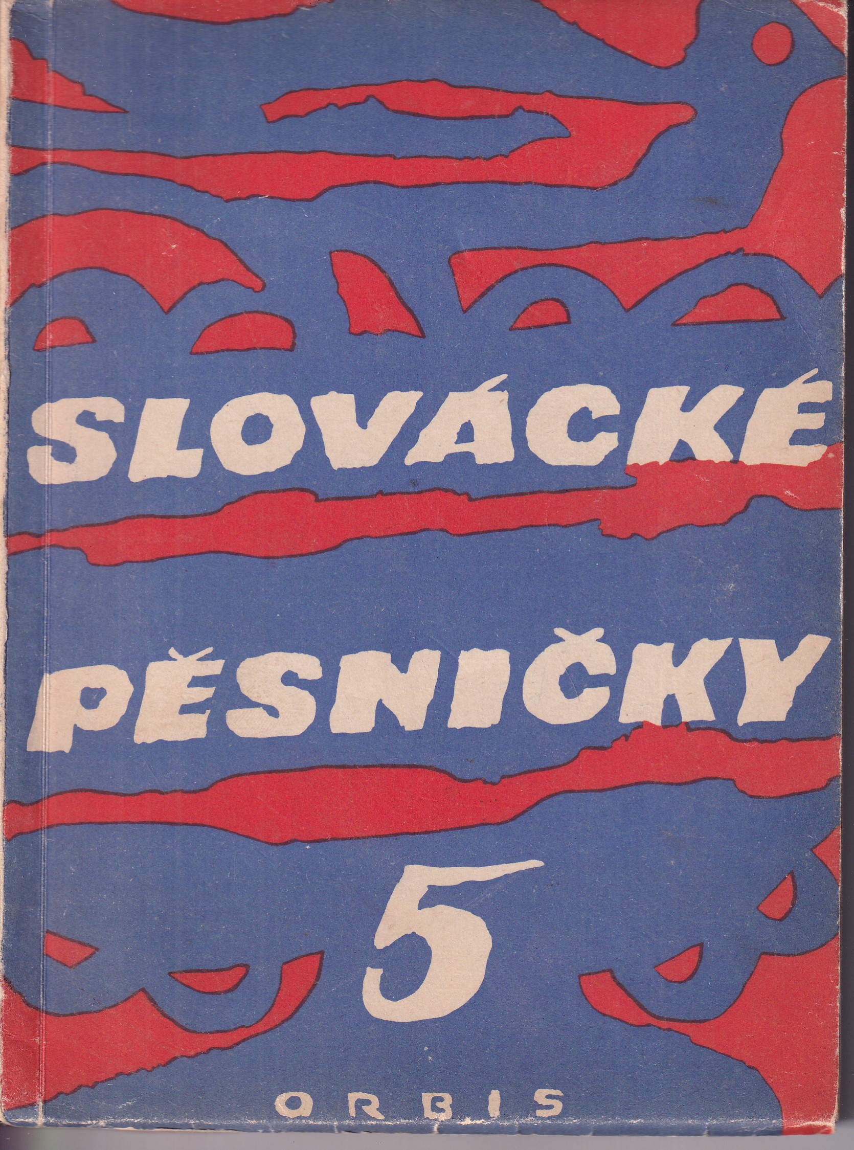 Slovácké pěsničky 5 - sbírka jednohlasých lidových písní - noty