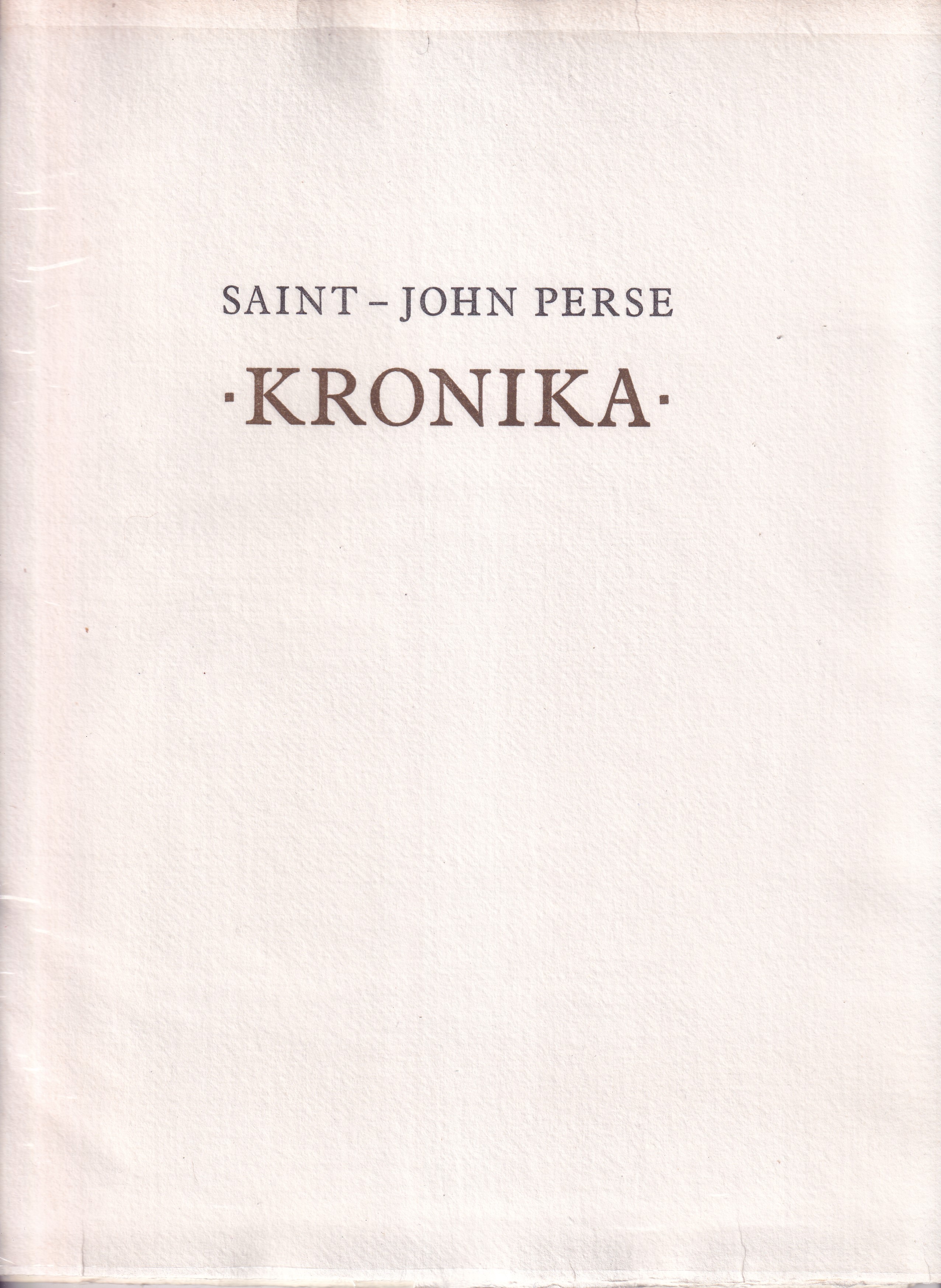 Kronika / lepty Jan Souček