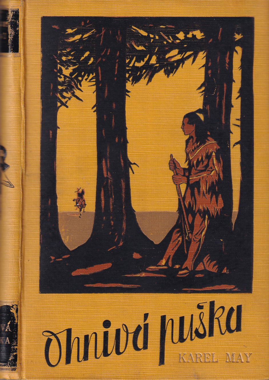 Ohnivá puška / Ilustrace Zdeněk Burian