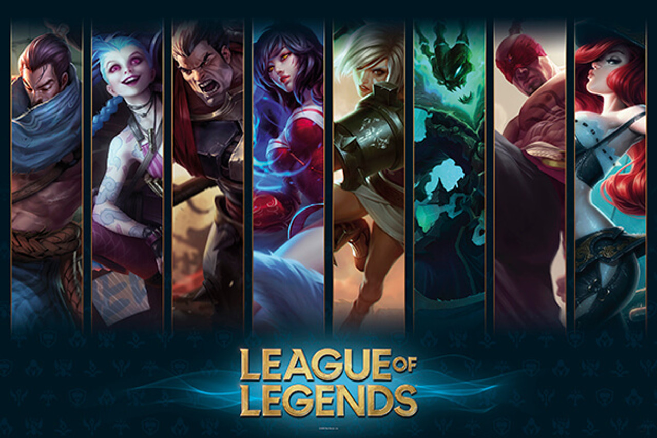 Plakát 11 League of Legends - Champions