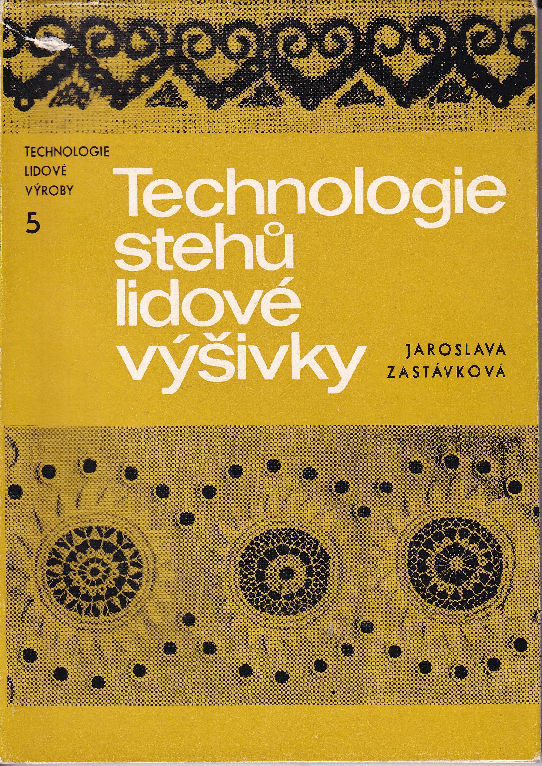 Technologie stehů lidové výšivky