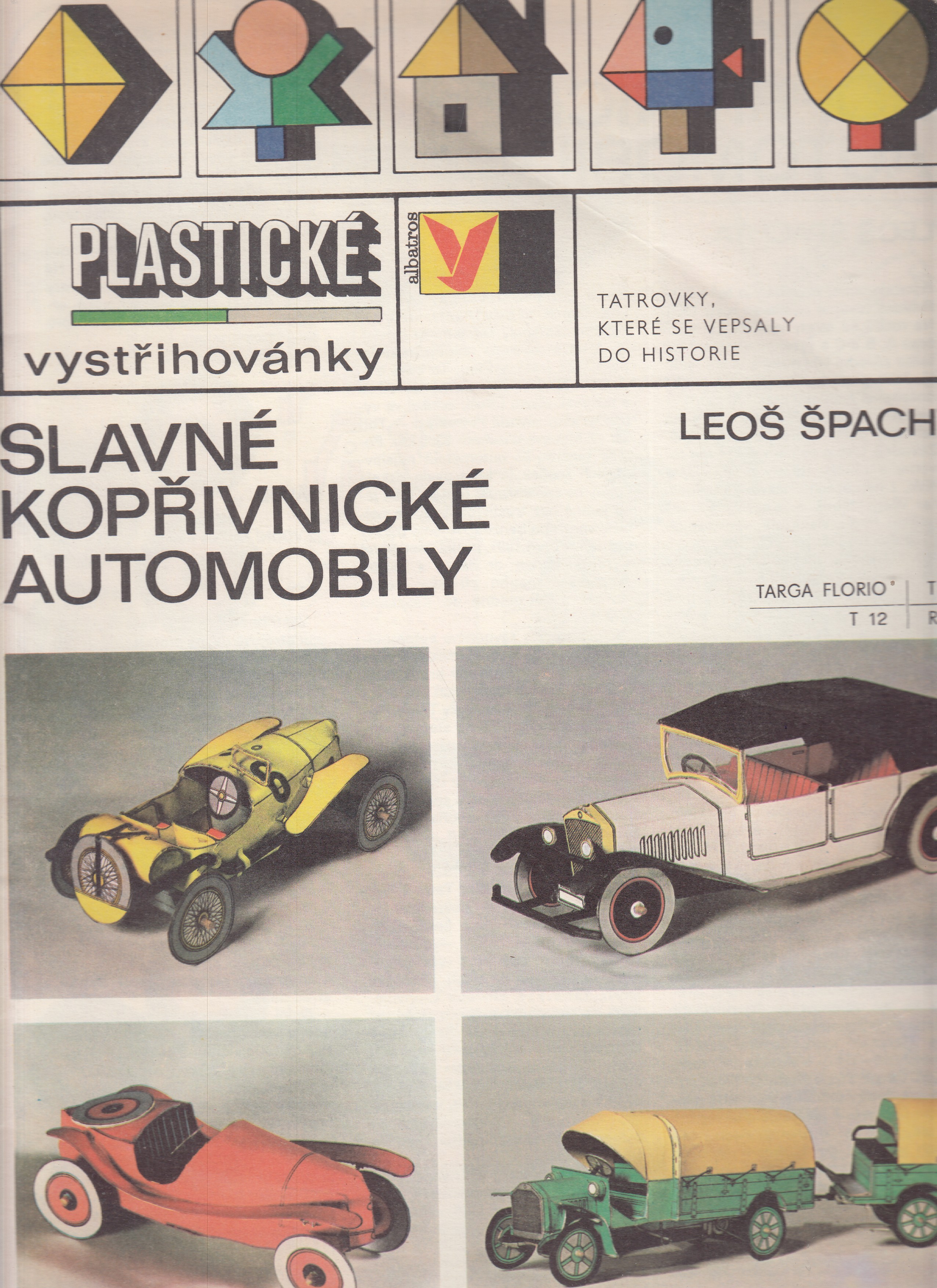 Plastické vystřihovánky - Slavné Kopřivnické automobily