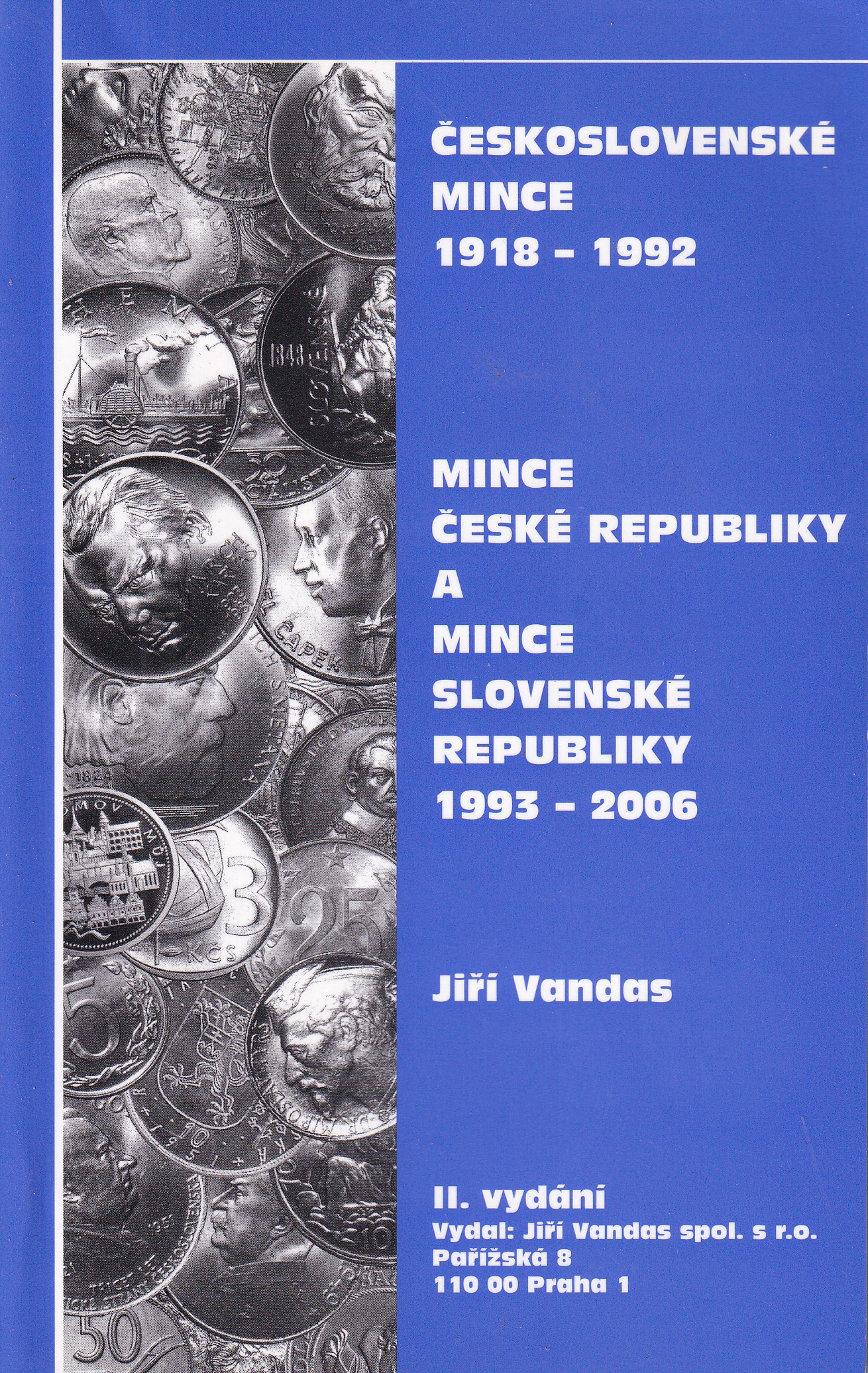 Československé mince 1918-1992, mince České republiky a mince Slovenské republiky 1993-2006  Jiří Vandas