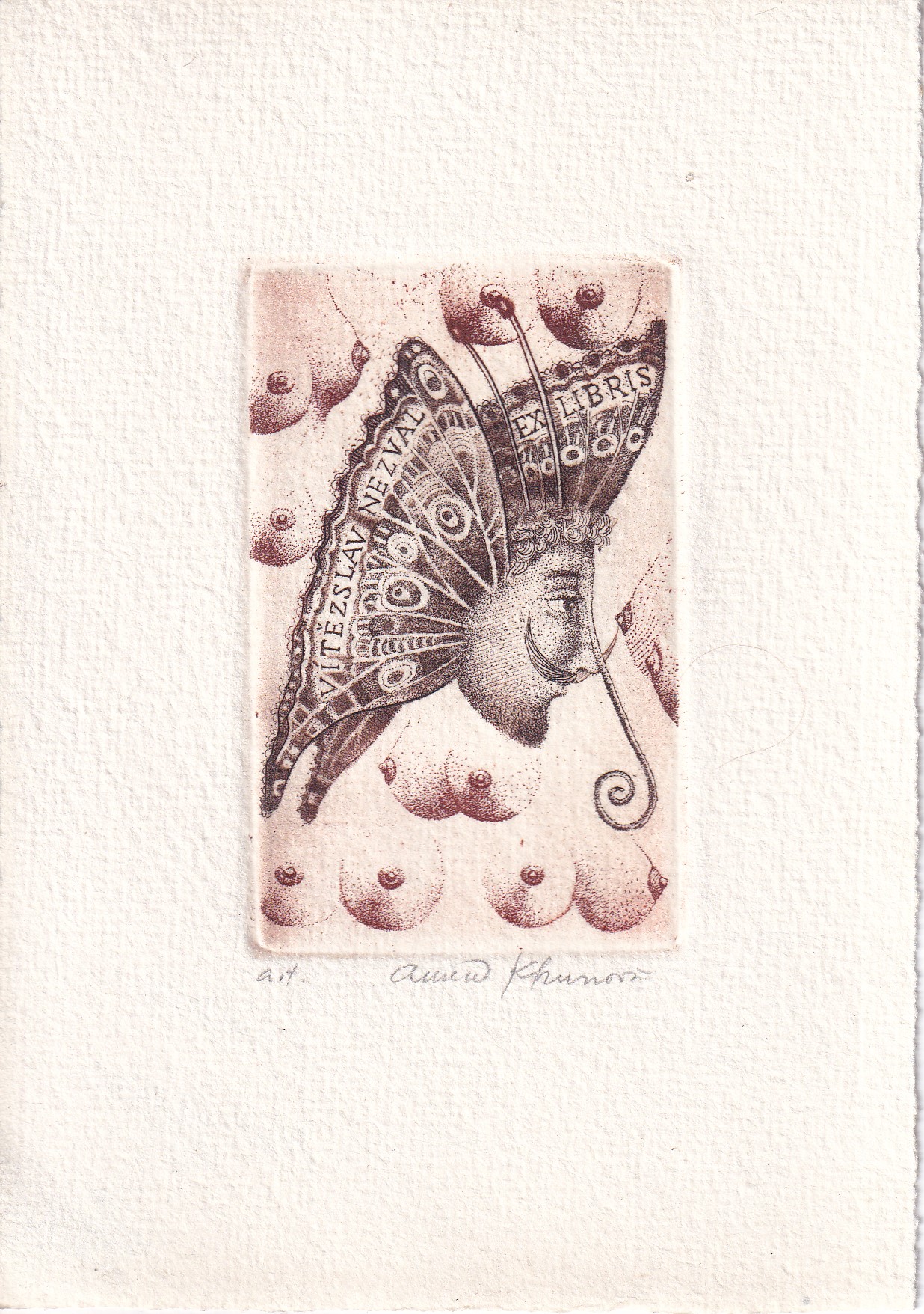 Anna Khunová : Exlibris V. Nezval