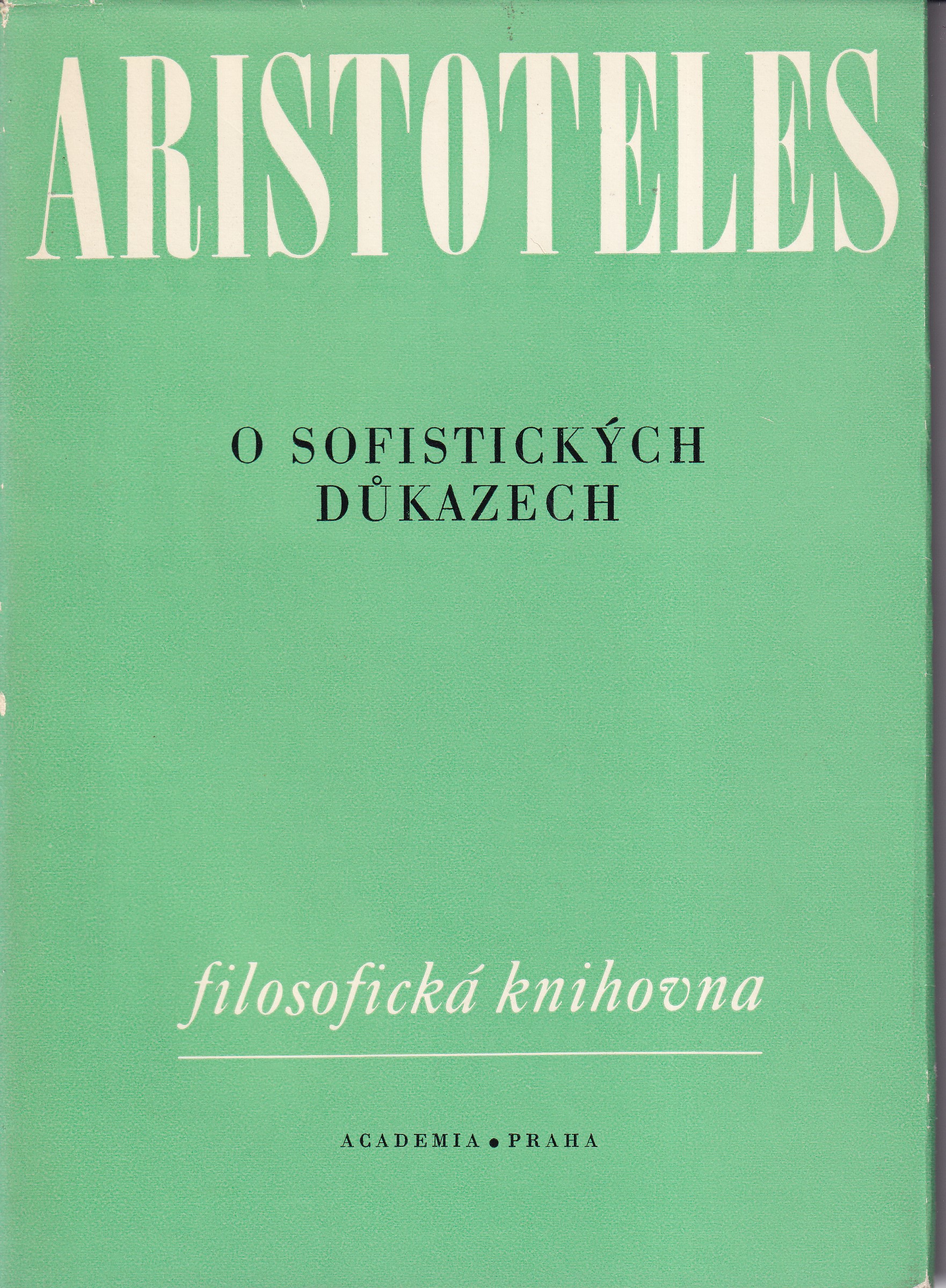 Aristoteles - O sofistických důkazech