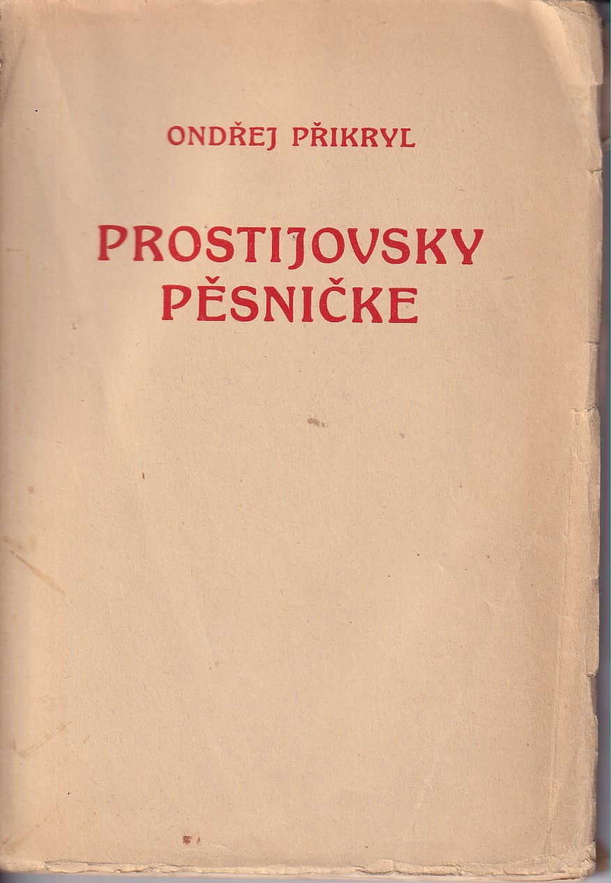 Prostijovsky pěsničke - podpis autora