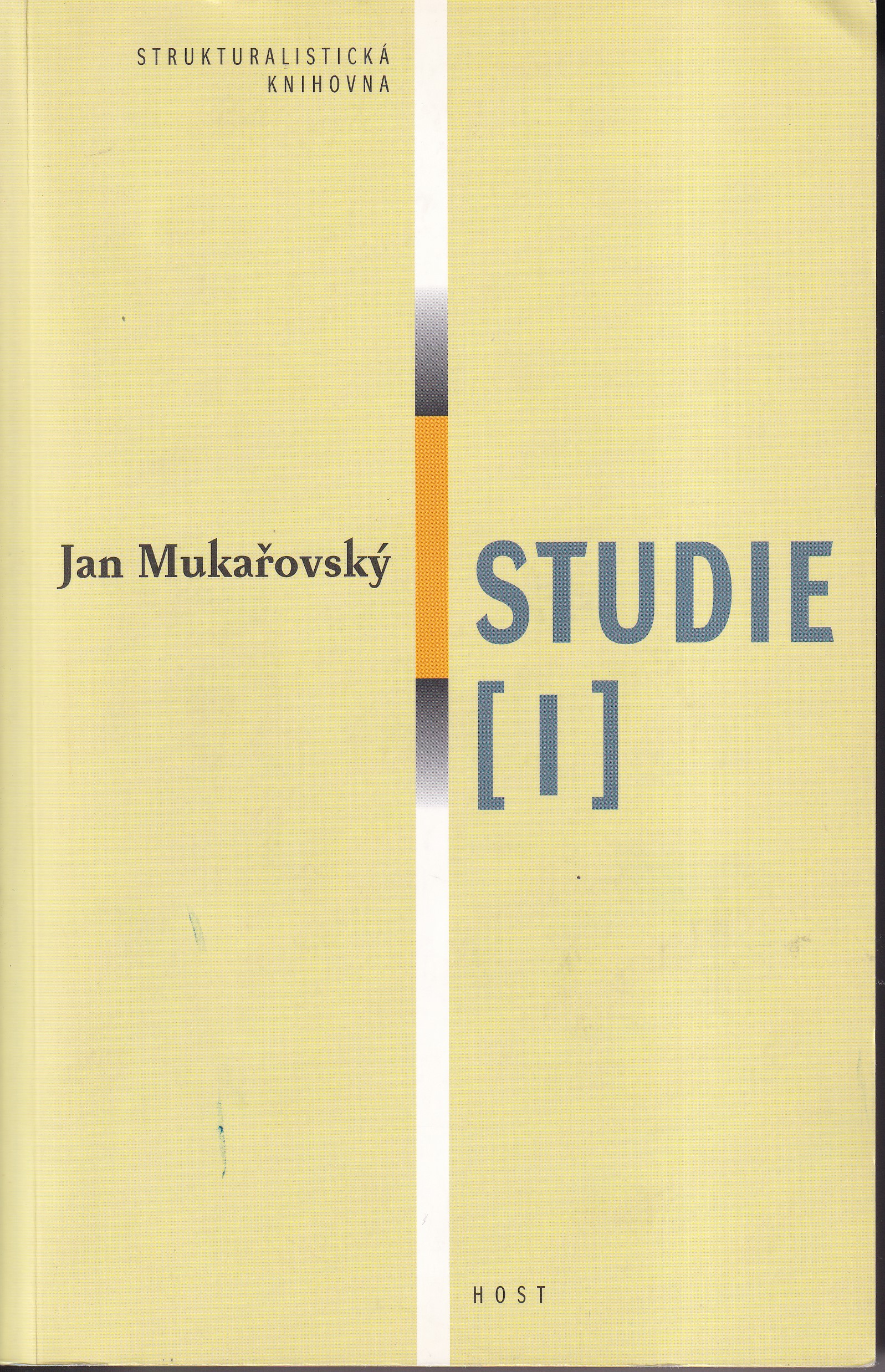 Studie I. Jan Mukařovský