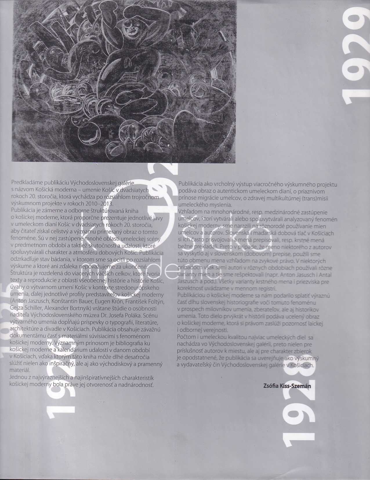 Košická moderna : umenie Košíc v dvadsiatych rokoch 20. storočia 