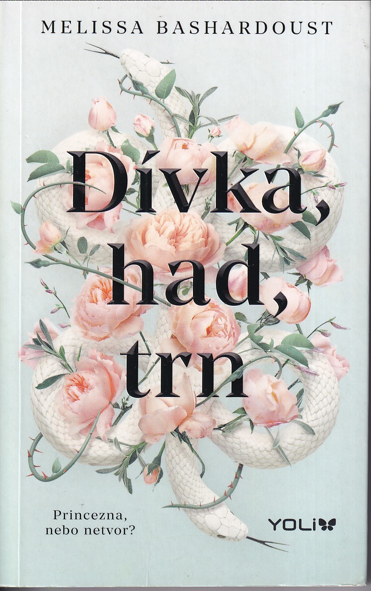 Dívka, had, trn