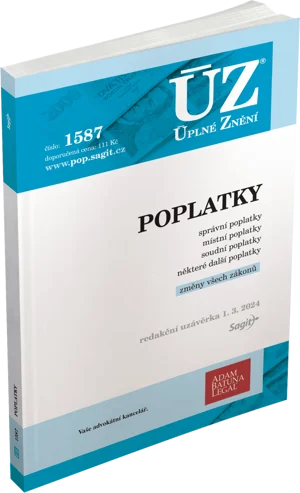 ÚZ 1587 Poplatky - správní, soudní, místní, ostatní 