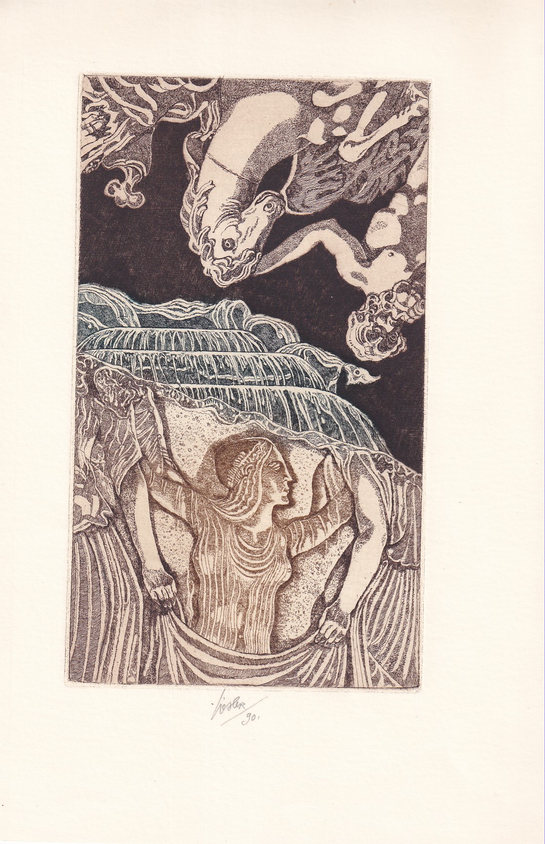 Josef Liesler : barevný lept