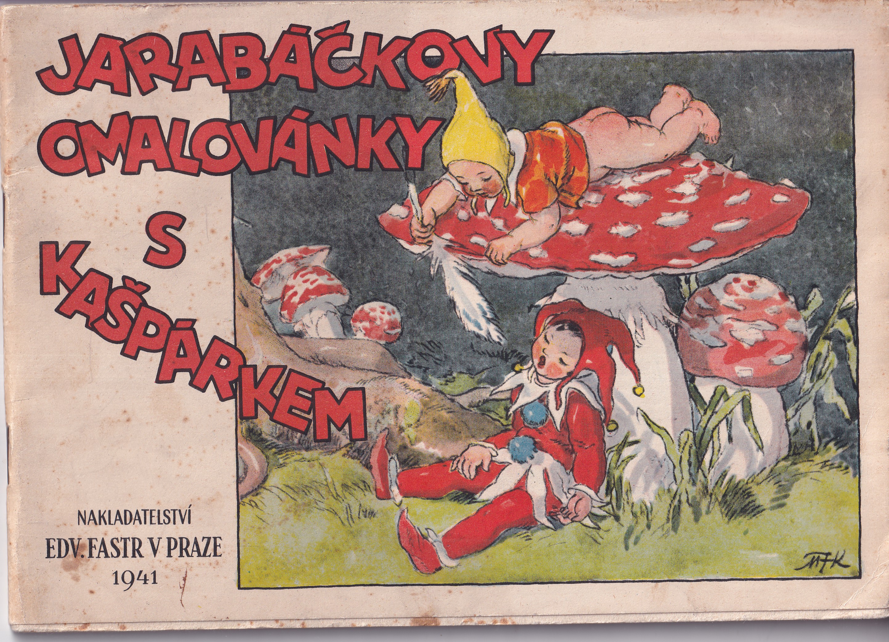 Jarabáčkovy omalovánky s Kašpárkem