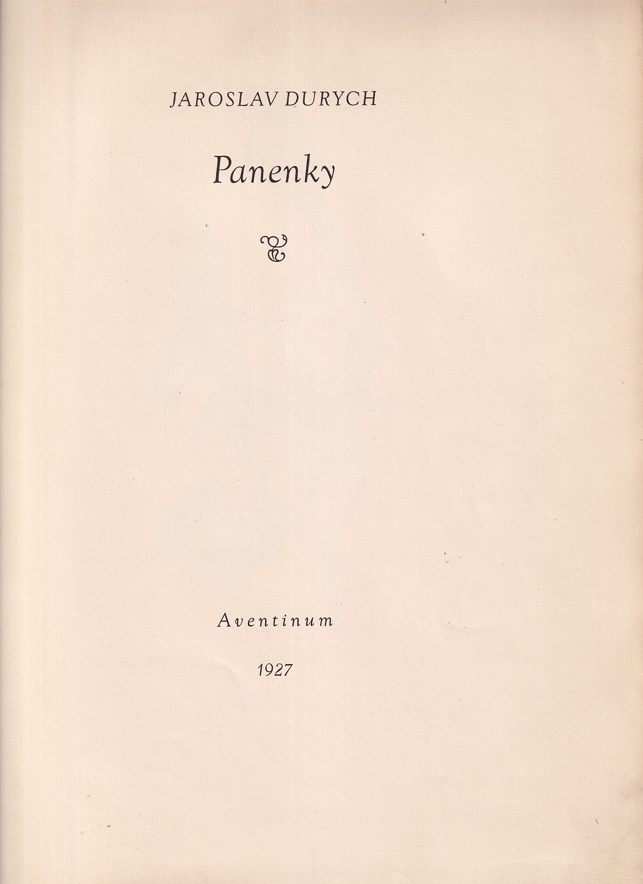 Panenky / s podpisem, ilustrace Josef Šíma